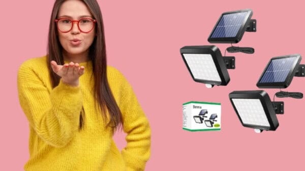 Amazon offre 2 lampade solari per esterni a soli 30 euro