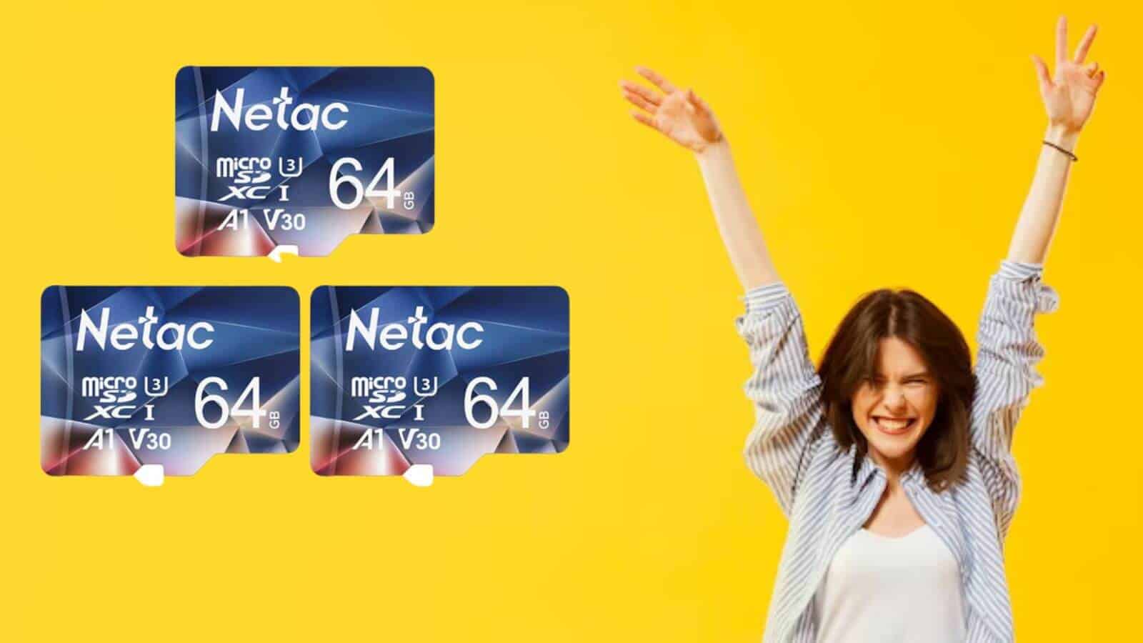Amazon TRE micro SD da 64GB su Amazon a 14 €, comprale subito
