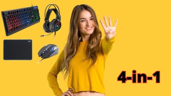Tastiera, Cuffie, Mouse e tappetino da gaming su Amazon a 26 euro