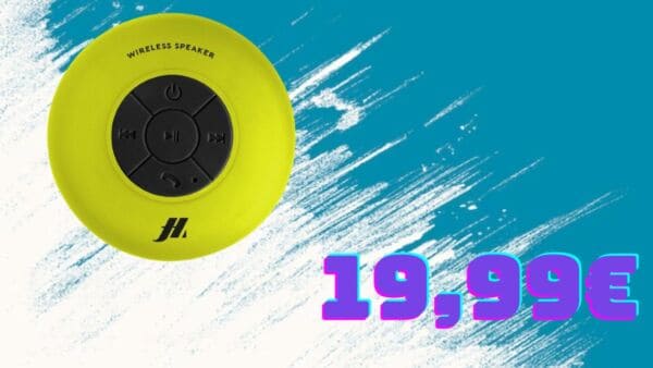 Speaker impermeabile a 19 euro su Amazon, Scopri come ottenere lo sconto!
