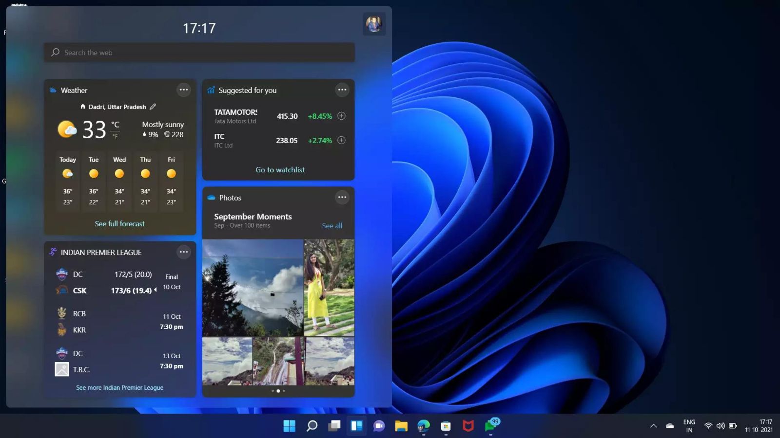 Windows 11, tornano i widget: è possibile vedere l'utilizzo di CPU e GPU