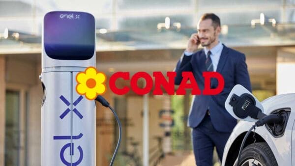Conad, novità per la consegna della spesa: avverrà in elettrico con Enel X Way