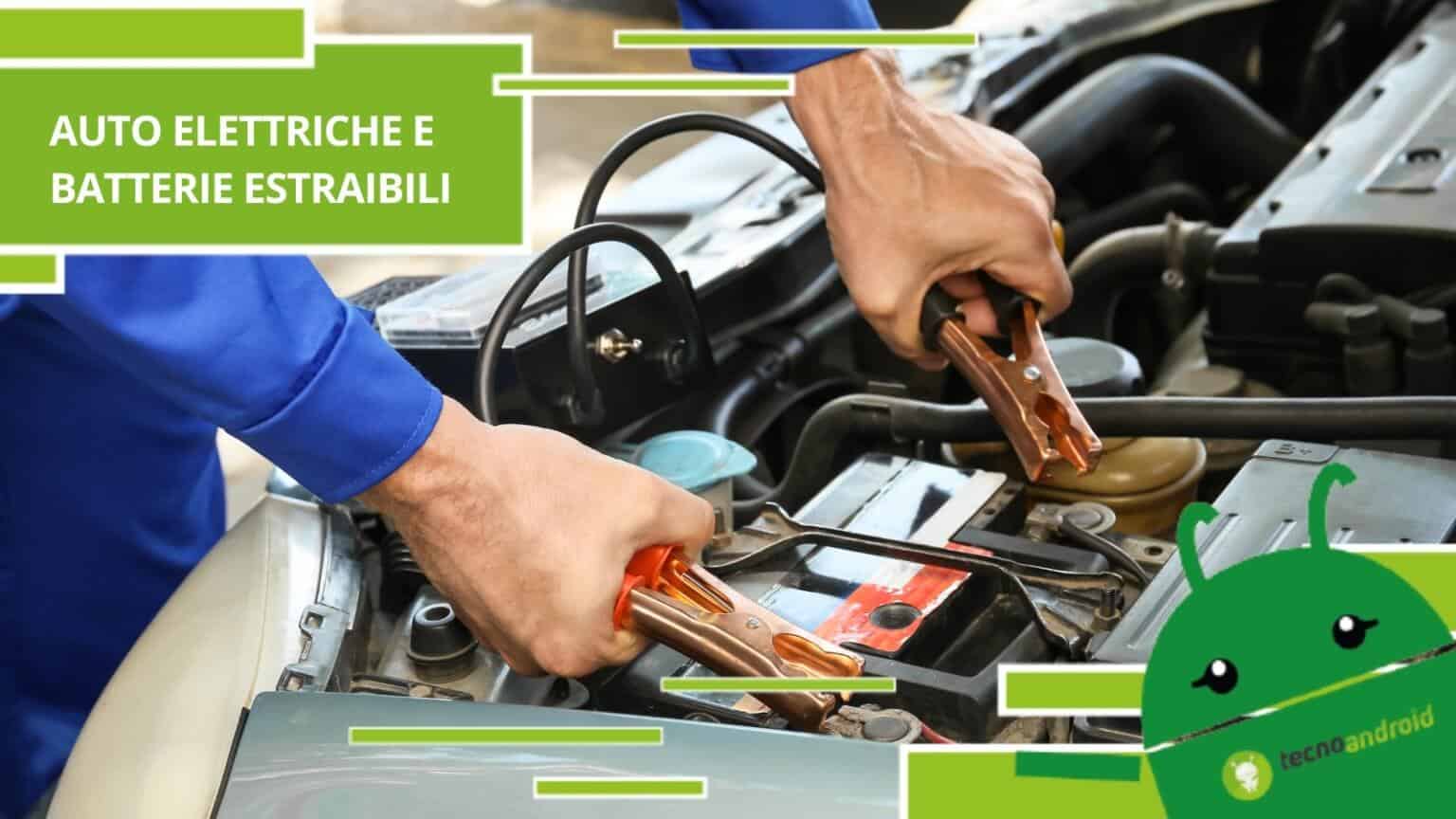 Auto elettriche, si sta pensando a delle batterie estraibili come nei telefoni di una volta
