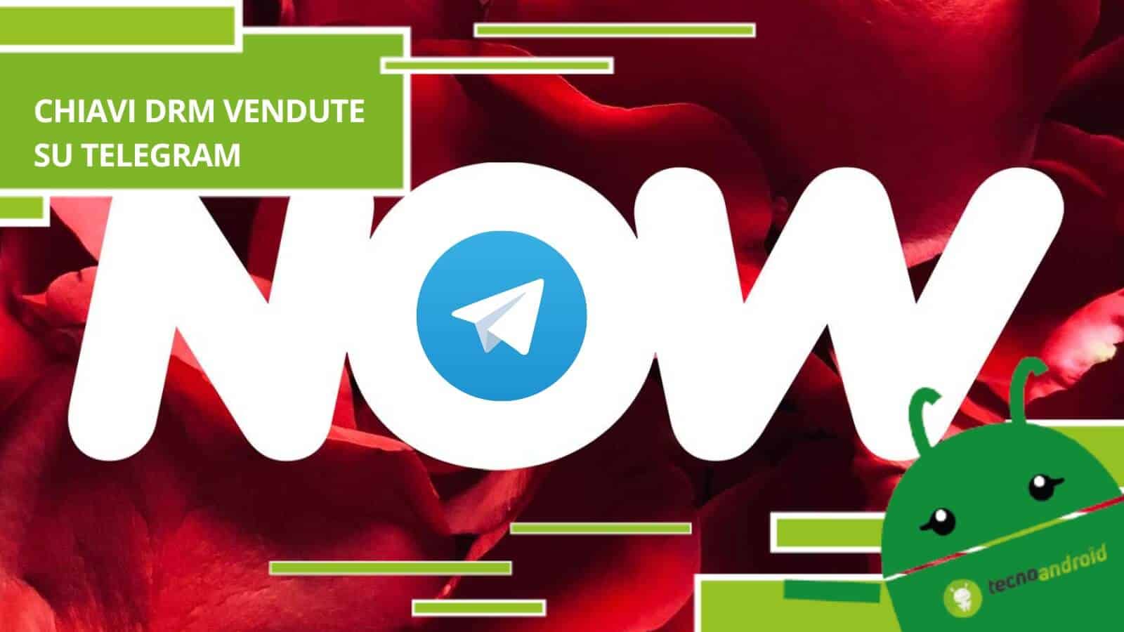 NOW, su Telegram è possibile trovare le chiavi DRM in vendita