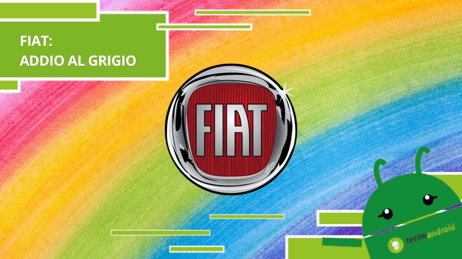 Fiat, l'azienda rimuove il grigio per fare spazio a nuove originali colorazioni