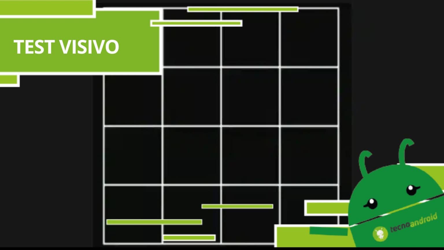 Test visivo, nell'immagine ci sono più quadrati di quelli che vedi