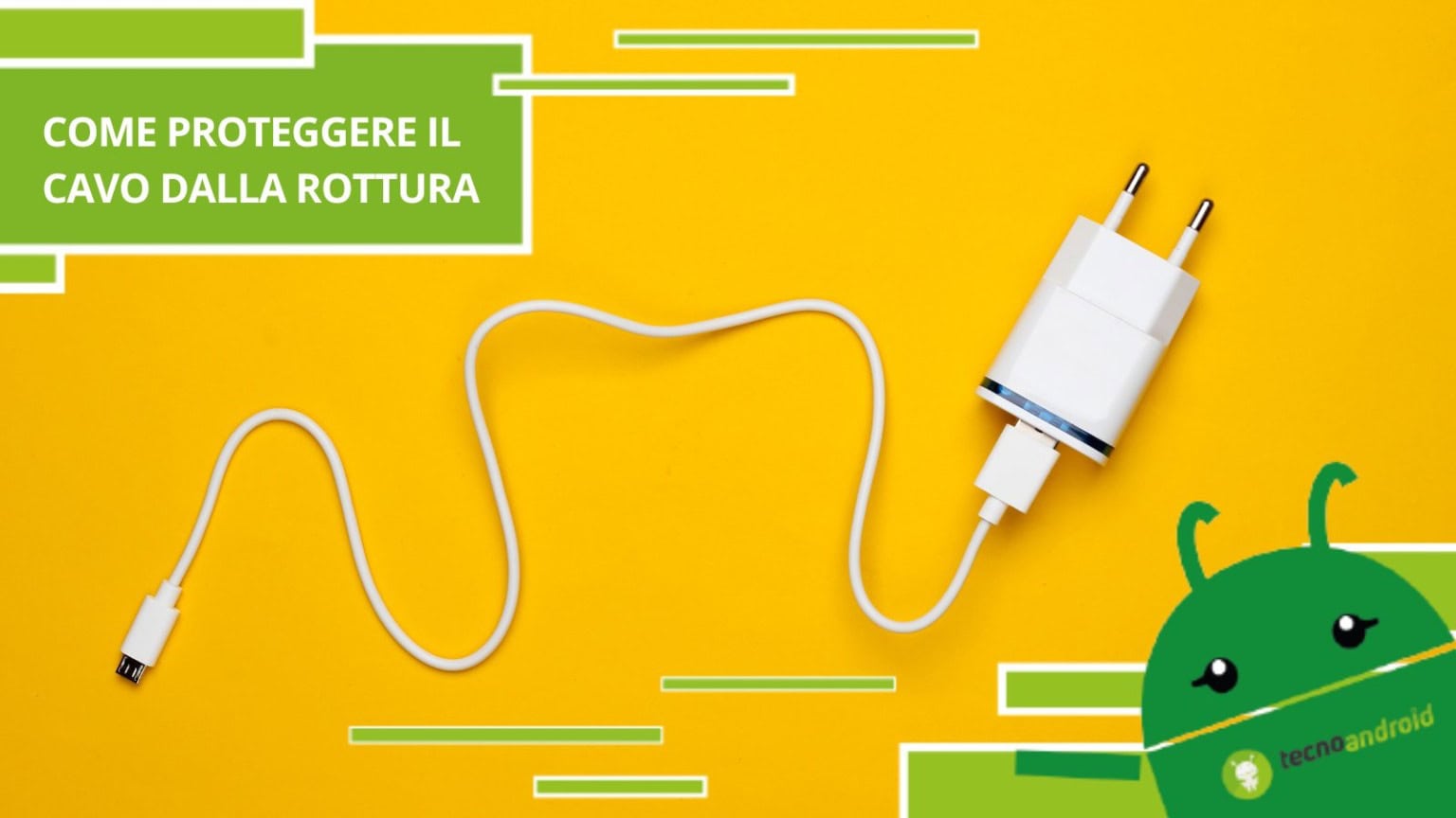Cavo del caricabatterie, con questo trucco diventerà indistruttibile