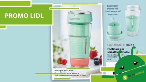 Lidl, il Gourmetmaxx Smoothie Maker 2 go in promozione è il must dell'estate