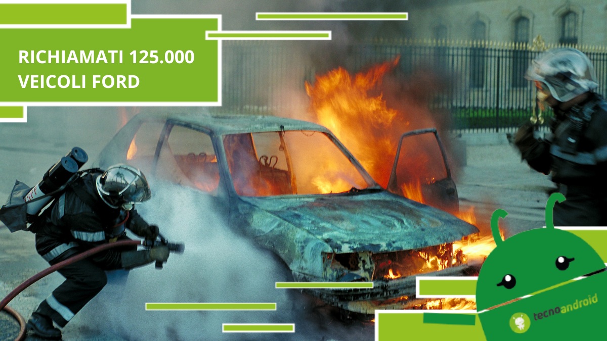 Ford, ritirati ben 125.000 veicoli a causa di incendio