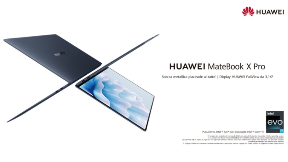 Huawei MateBook X Pro 2023 e MateBook 16s 2023 sono disponibili da oggi in Italia