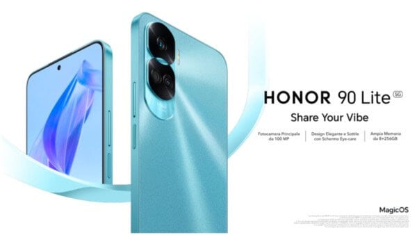 Honor 90 Lite arriva in Italia, è il primo smartphone della serie Honor 90