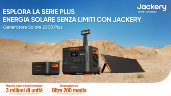 Jackery Explorer 2000 Plus, la prima power station modulare con batterie d'espansione
