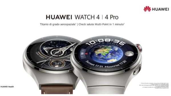 Huawei Watch 4 e Band 8 sono ufficiali, le specifiche ed i prezzi