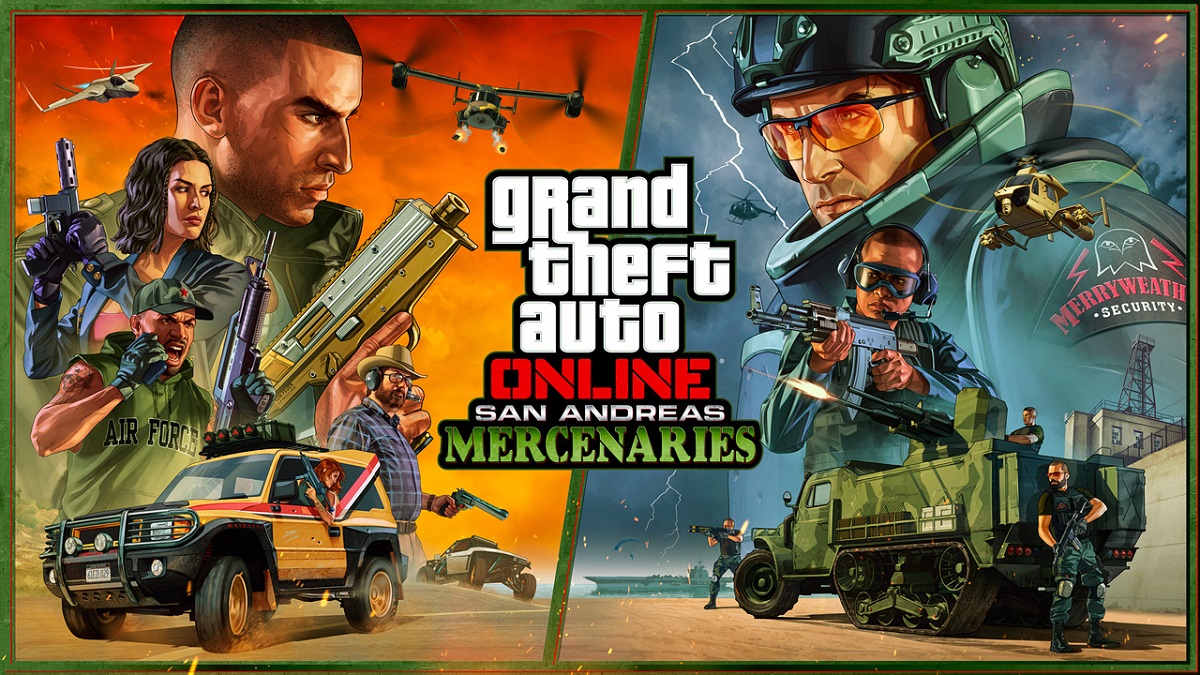 Rockstar Games, GTA Online, GTA V, DLC, Mercenaries, Trailer