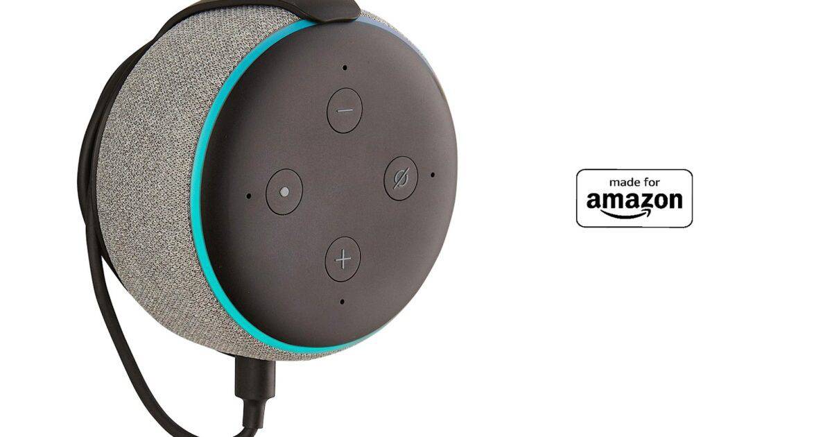 3D Cabin Support de bureau compatible avec Echo Dot 3ème