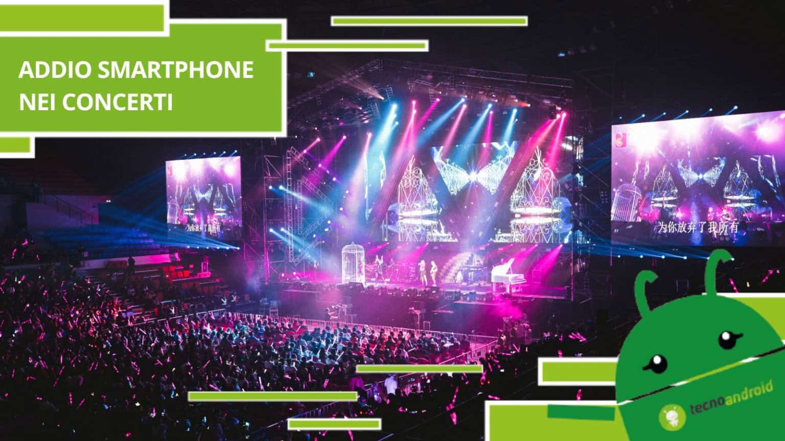 Smartphone, presto rimarranno fuori dai concerti assieme alle bottiglie d'acqua