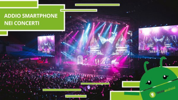 Smartphone, presto rimarranno fuori dai concerti assieme alle bottiglie d'acqua