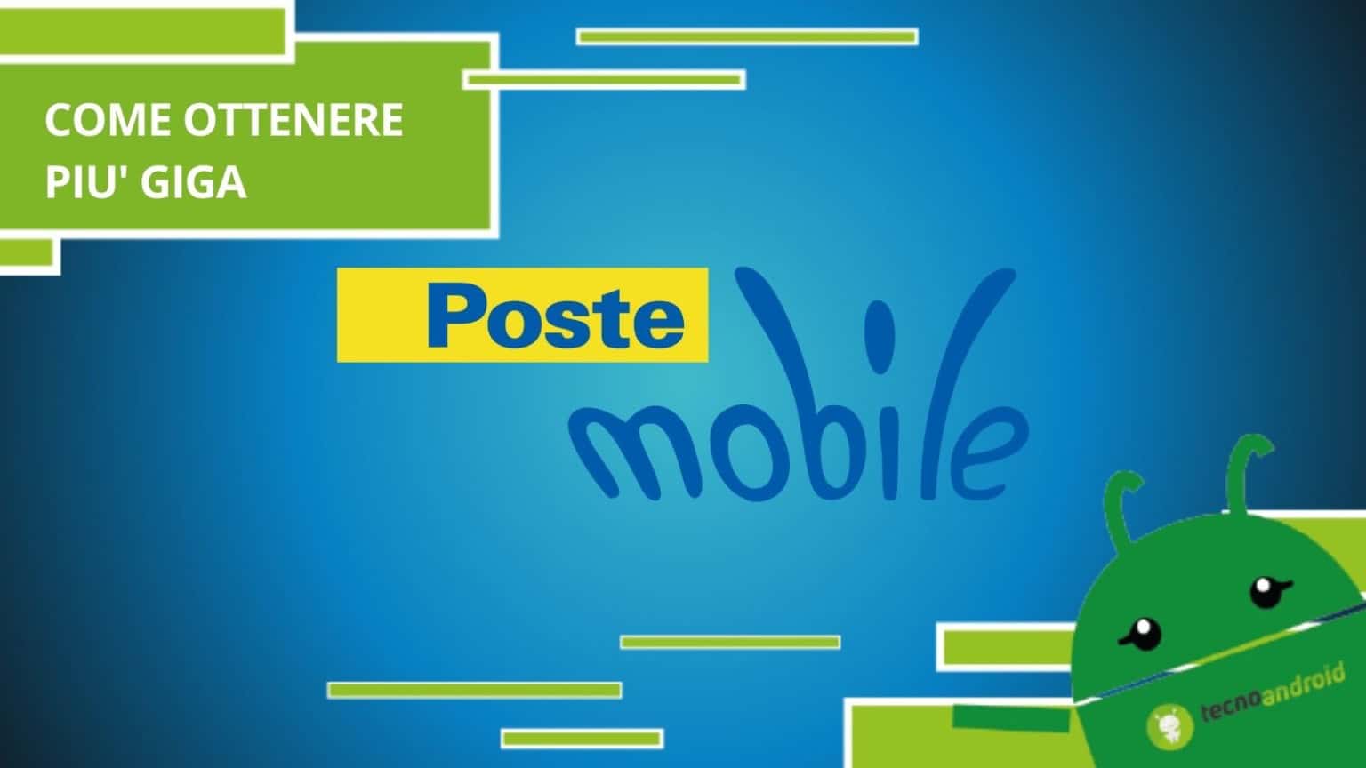 PosteMobile, il segreto per ottenere più Giga sul piano telefonico