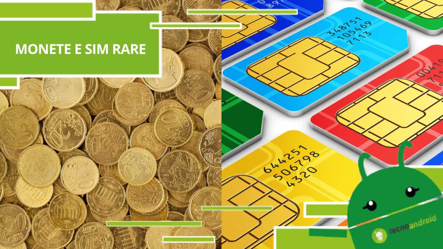 Collezionismo, non immagineresti mai il valore di queste monete e SIM rare