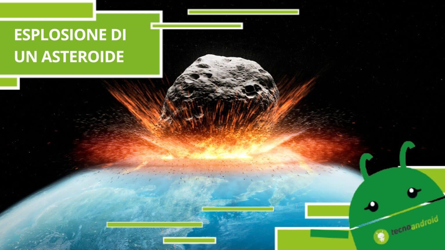 Asteroide, ecco cos'era quella famosa esplosione luminosa