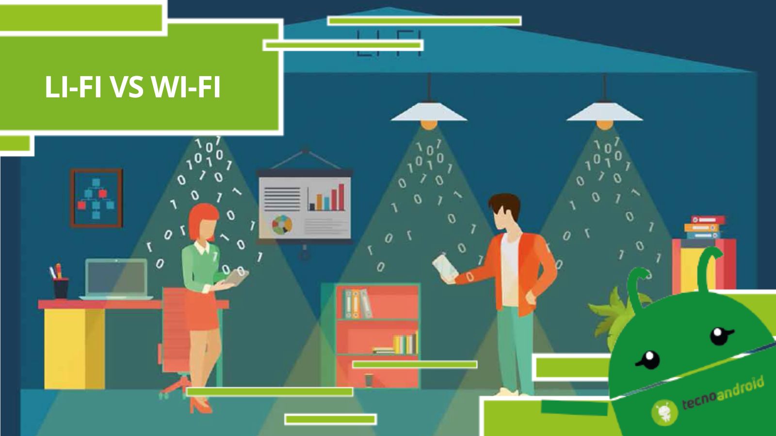 Li-Fi, presto per navigare in Internet basterà una lampada LED