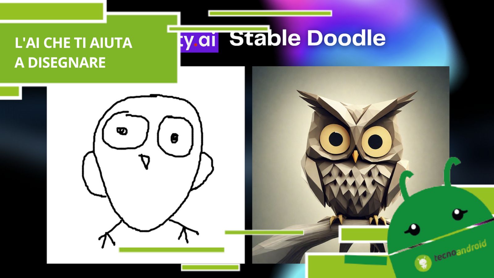 Stable Doodle rappresenta un esempio di come l'IA può essere utilizzata per facilitare la creatività e l'espressione personale.