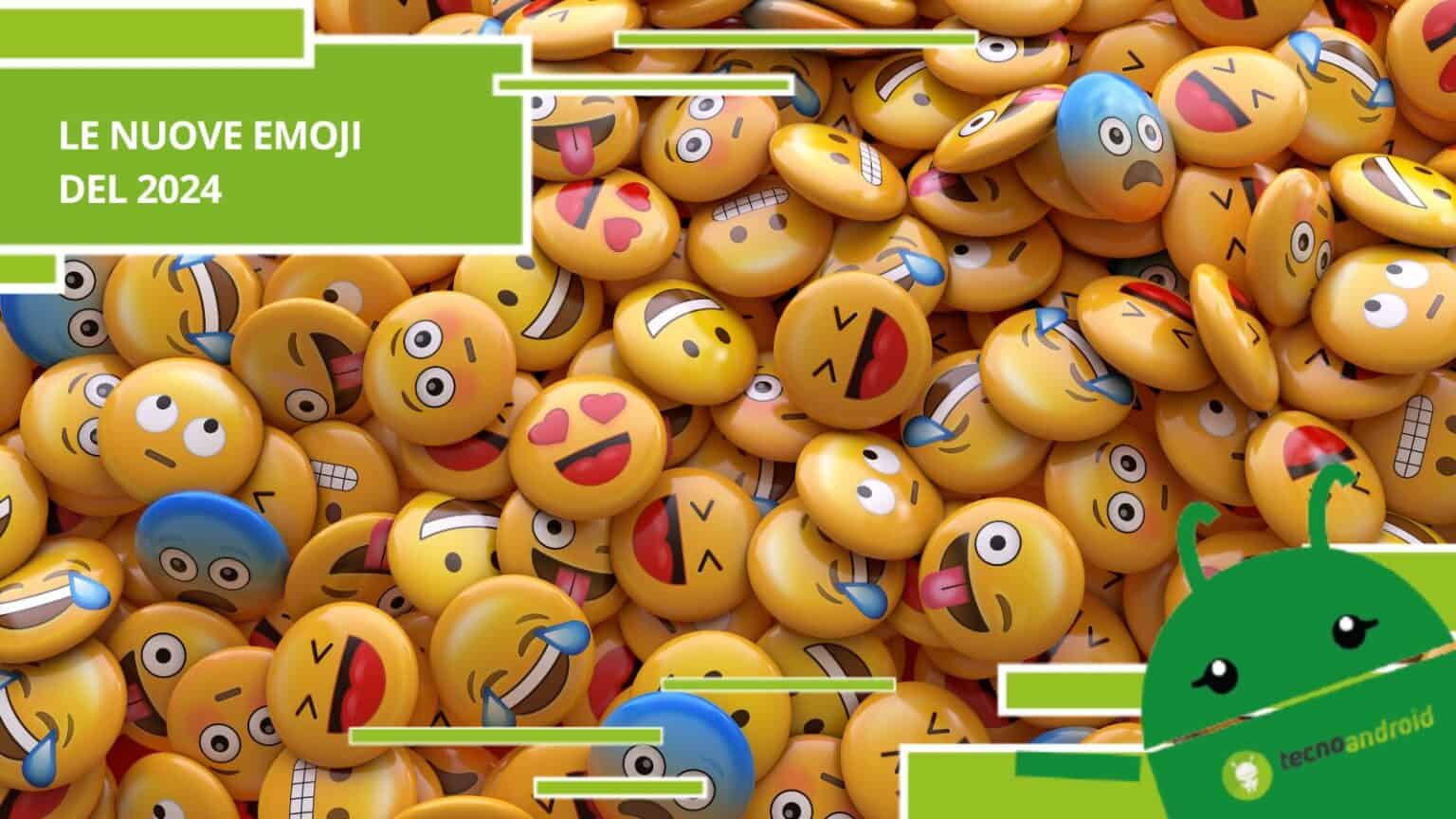 Emoji - l'elenco si aggiorna, nel 2024 un'ondata di novità