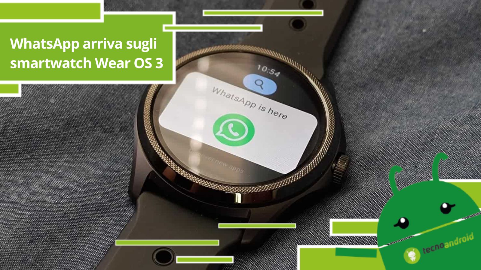 Whatsapp, gli smartwatch sono pronti ad accogliere Wear OS 3