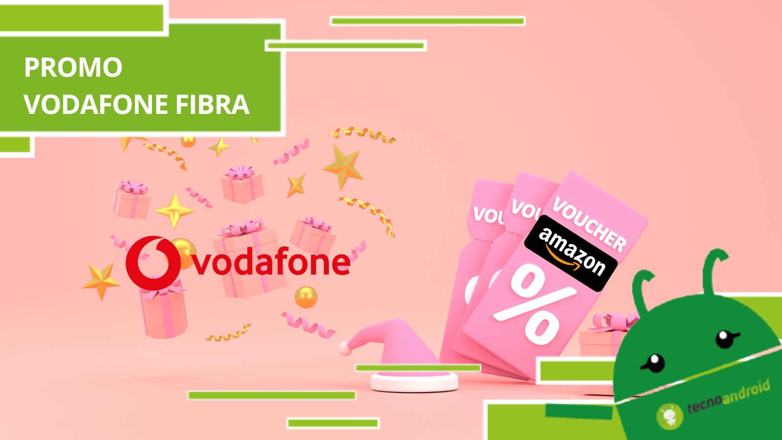 Vodafone Fibra, ora puoi ottenere un Buono Amazon da 100 euro 