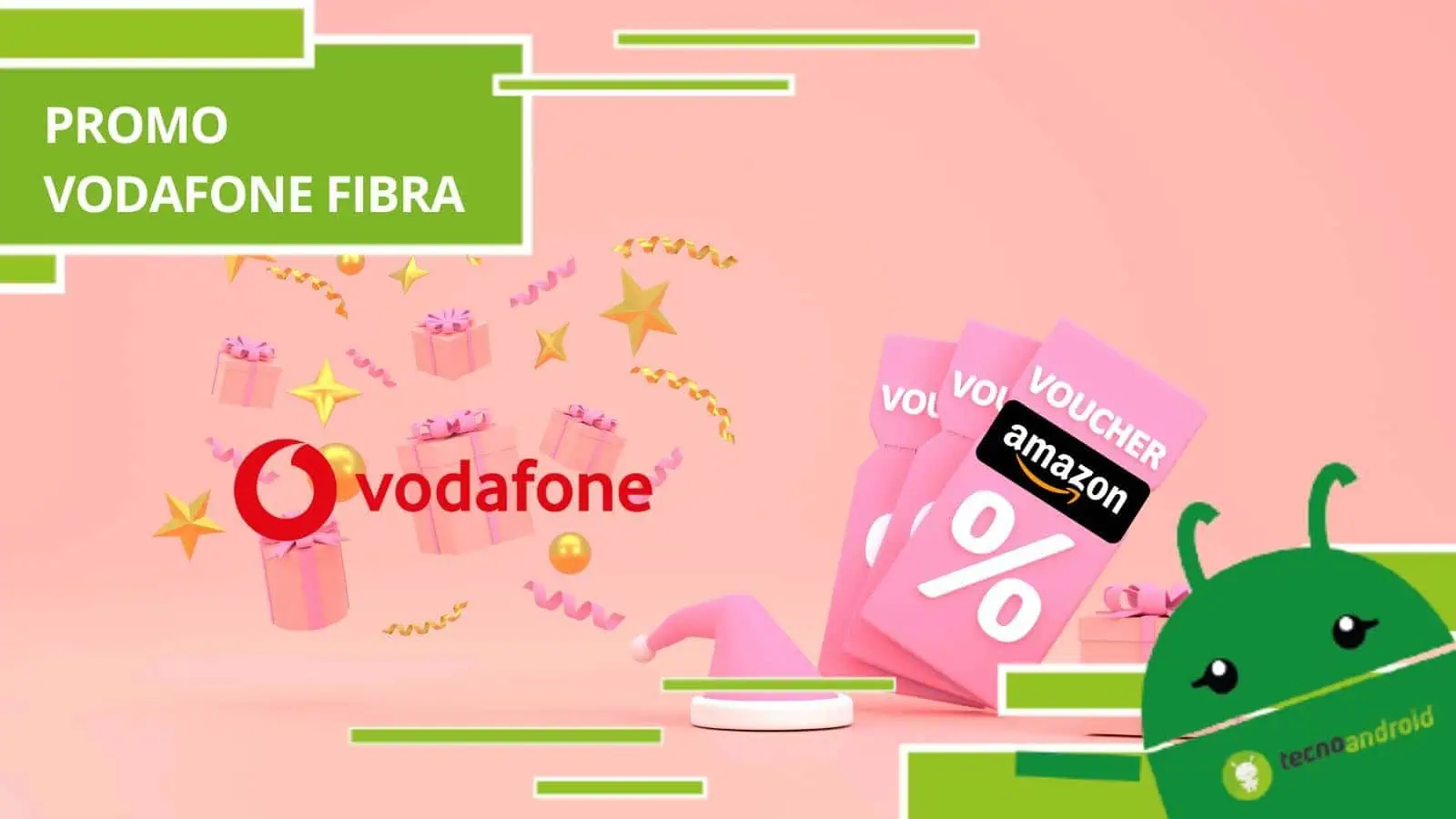 Vodafone Fibra, ora puoi ottenere un Buono Amazon da 100 euro