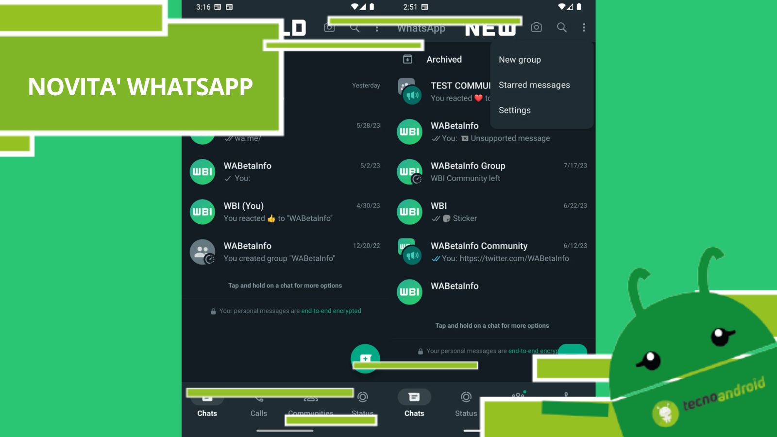 Whatsapp, l'app si trasforma con Material Design 3 e diventa ancora più intuitiva