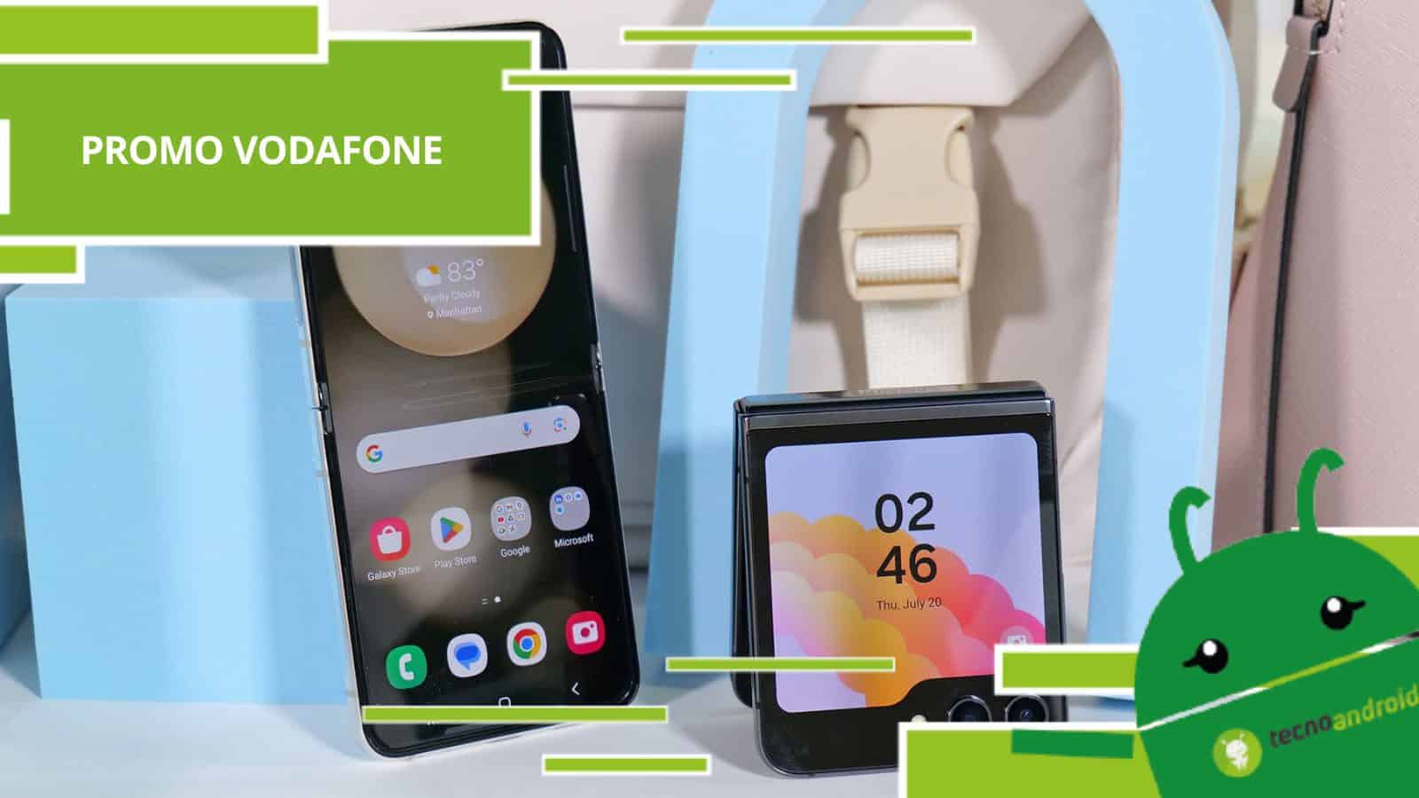 Vodafone, Samsung Galaxy Z Flip 5 e Fold 5 a prezzi imperdibili