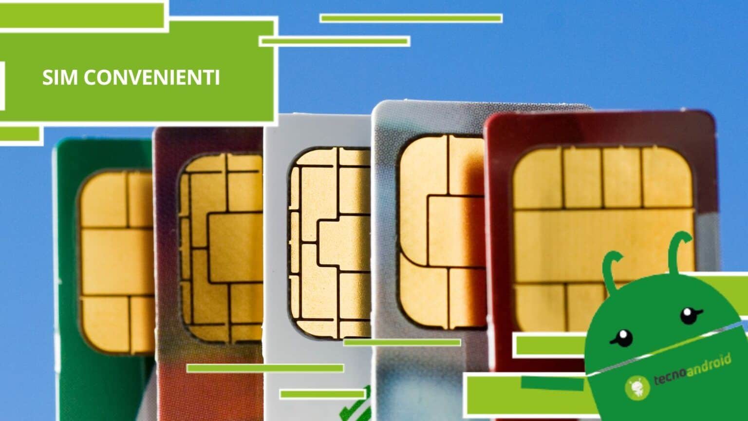 SIM, queste sono le più economiche del mese di Luglio
