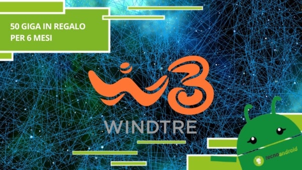 WindTre, l'operatore ha deciso di premiare diversi utenti con 50 Giga per 6 mesi