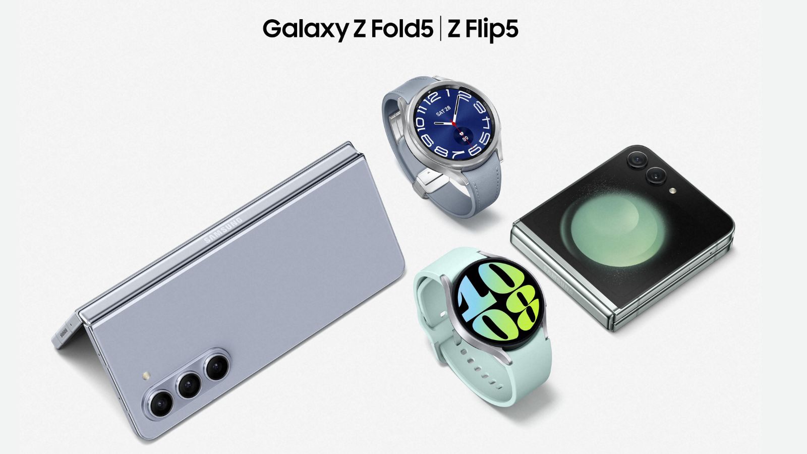 Samsung Galaxy Z Fold5 e Z Flip5 ufficiali, specifiche tecniche e prezzi