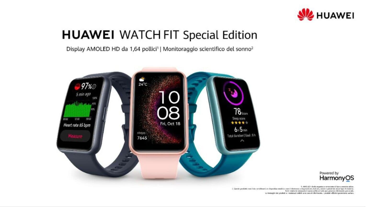 Huawei Watch Fit Special Edition è ufficiale, smartband per le persone dinamiche