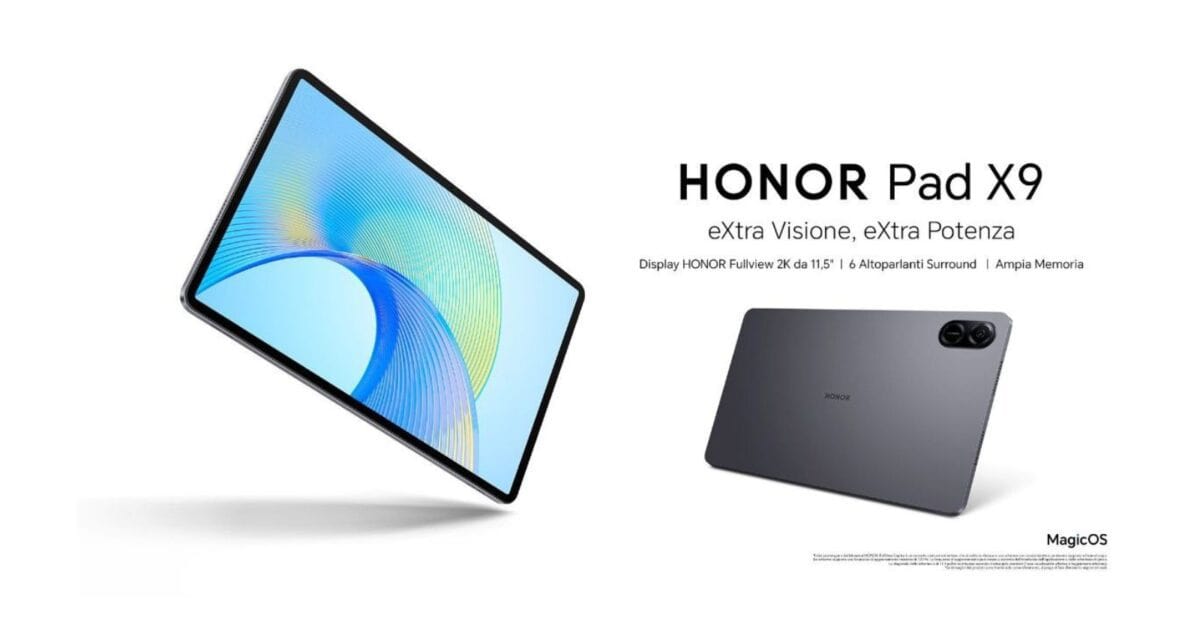 honor Honor Pad X9 è ufficiale, specifiche tecniche e nuove promo