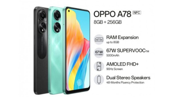 Oppo a78 4g ufficiale