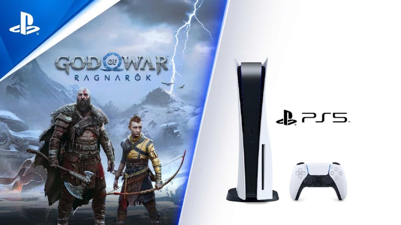 PlayStation 5 Standard Console + God of War Ragnarök