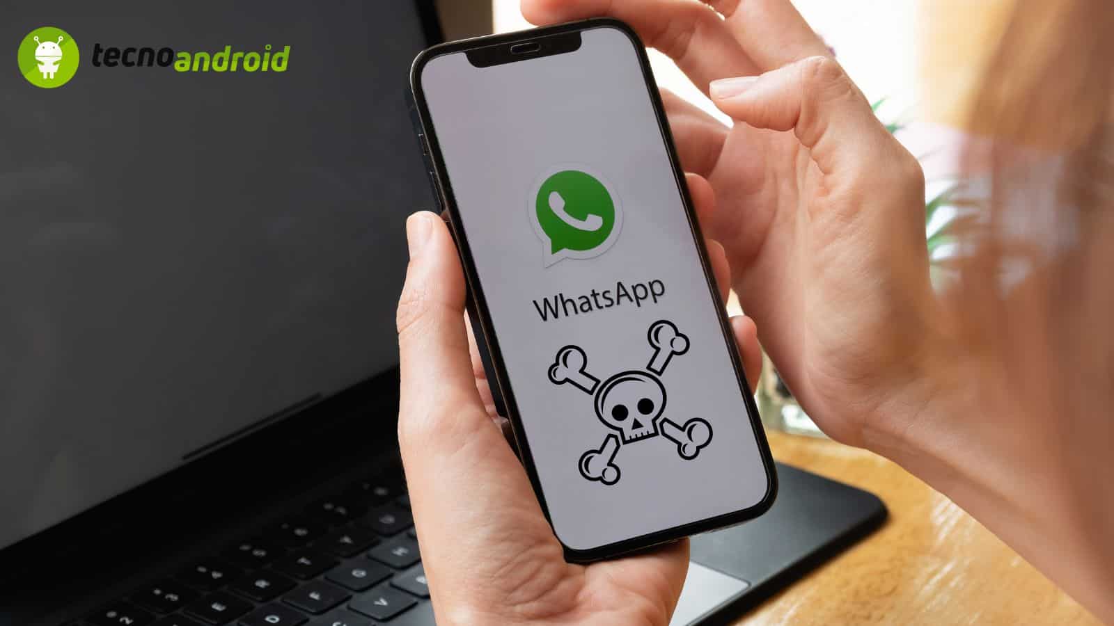 Il tuo account Whatsapp ora può essere disattivato da chiunque