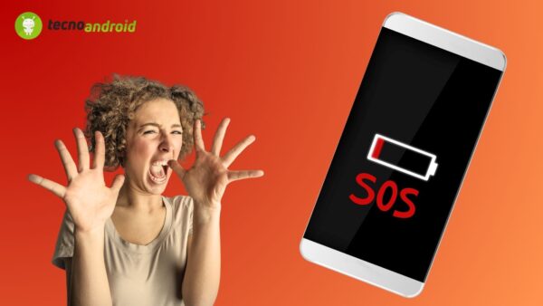 batteria smartphone scarica