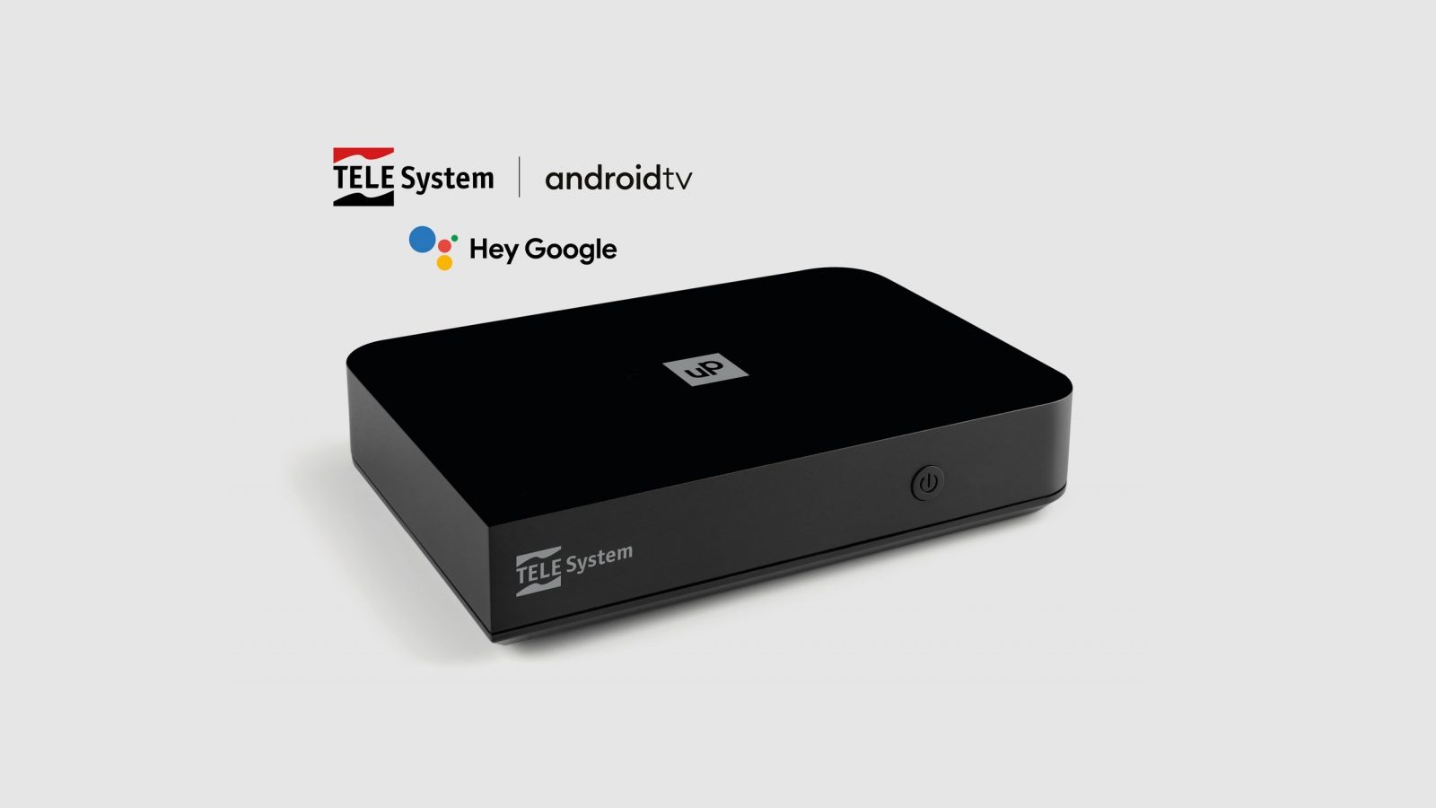 TeleSystem, UP T2 4K, decoder, digitale terrestre, Android, Android TV, Google