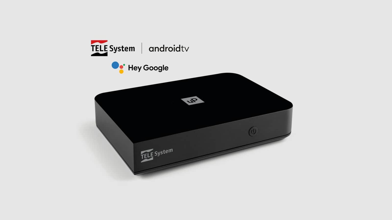 TELE System UP T2 4K – Decoder Android TV Con DVB-T2 HEVC, HDR10+ E Chromecast, Trasforma Il Tuo TV In Smart TV