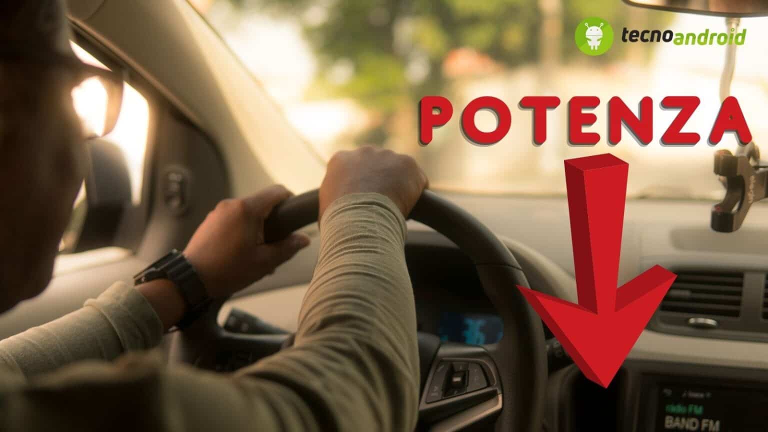 Perdita potenza durante la guida auto