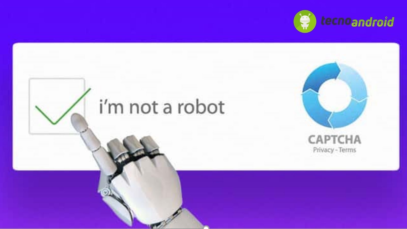Non sono un Robot CAPTCHA