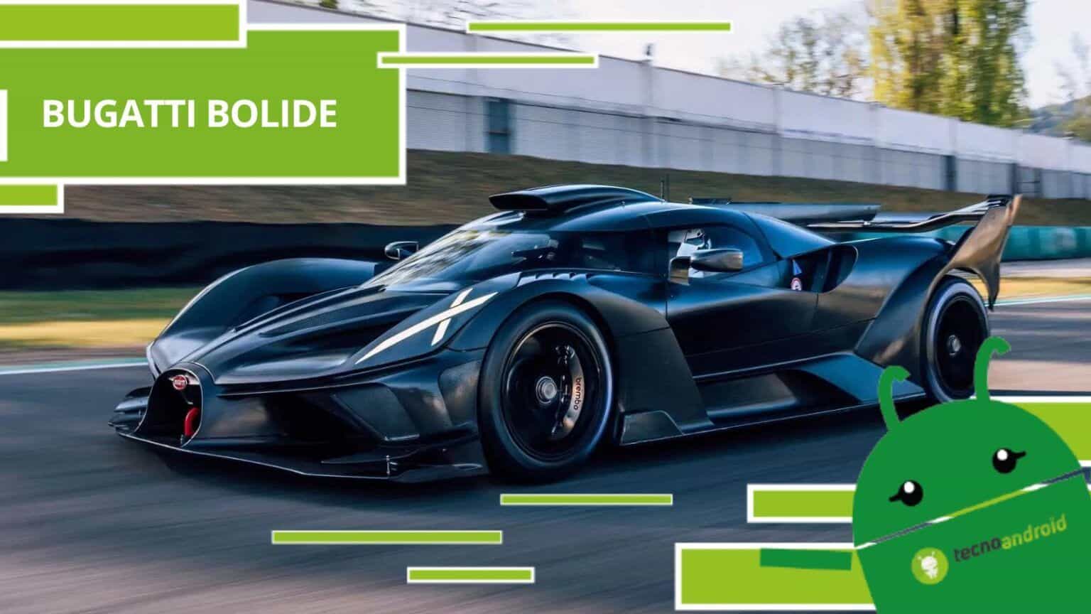 Bugatti Bolide, nessuna auto ha mai raggiunto una potenza tanto elevata