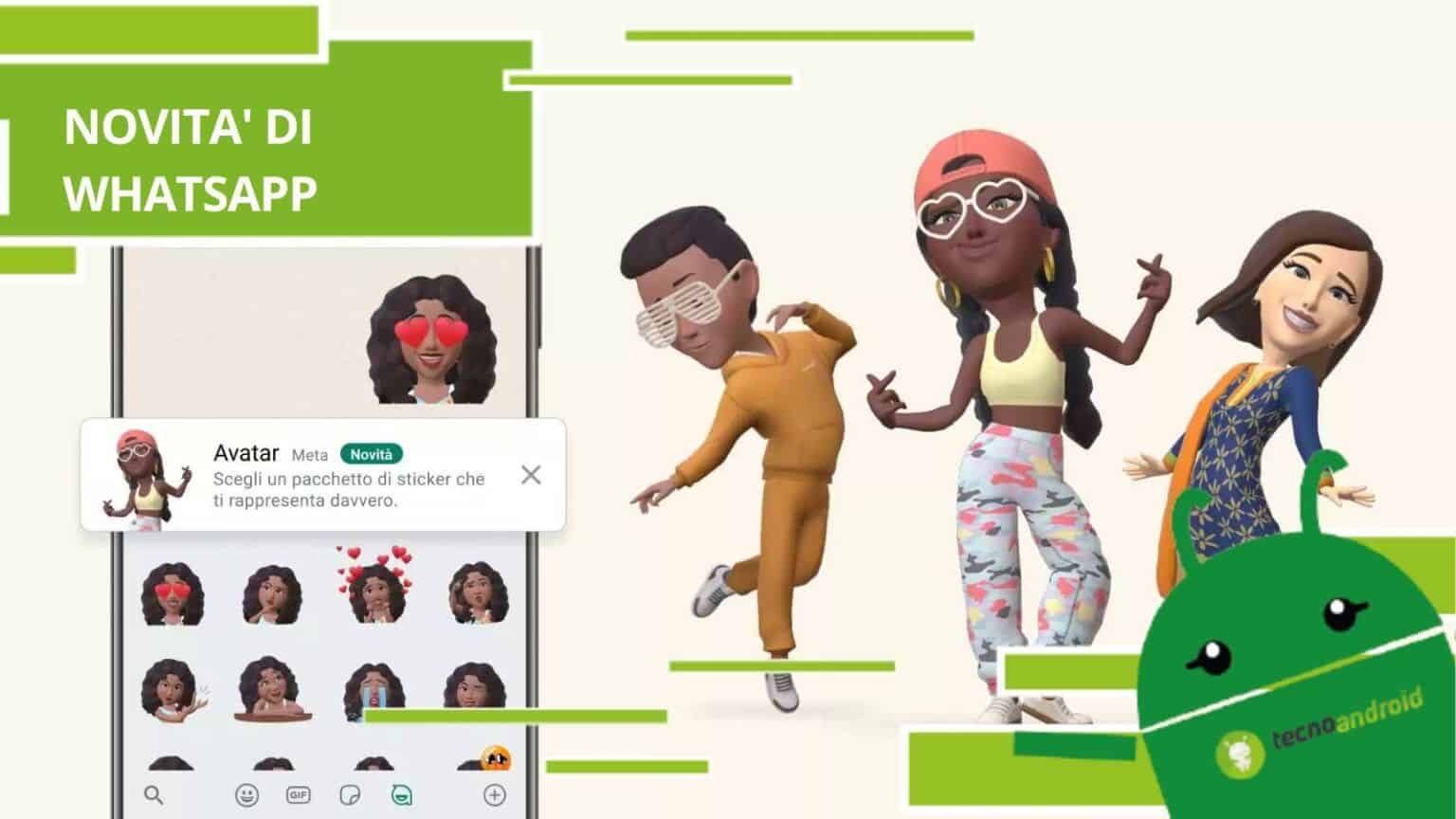 Whatsapp, i nuovi avatar in arrivo prenderanno vita e si muoveranno in autonomia