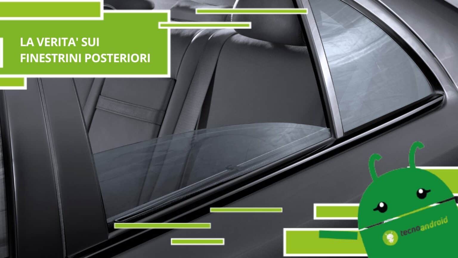 Auto, scoperto perché i finestrini posteriori non si aprono completamente