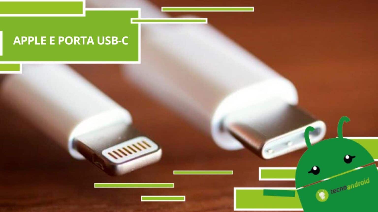 iPhone, anche Apple si converte al cavo con porta USB-C