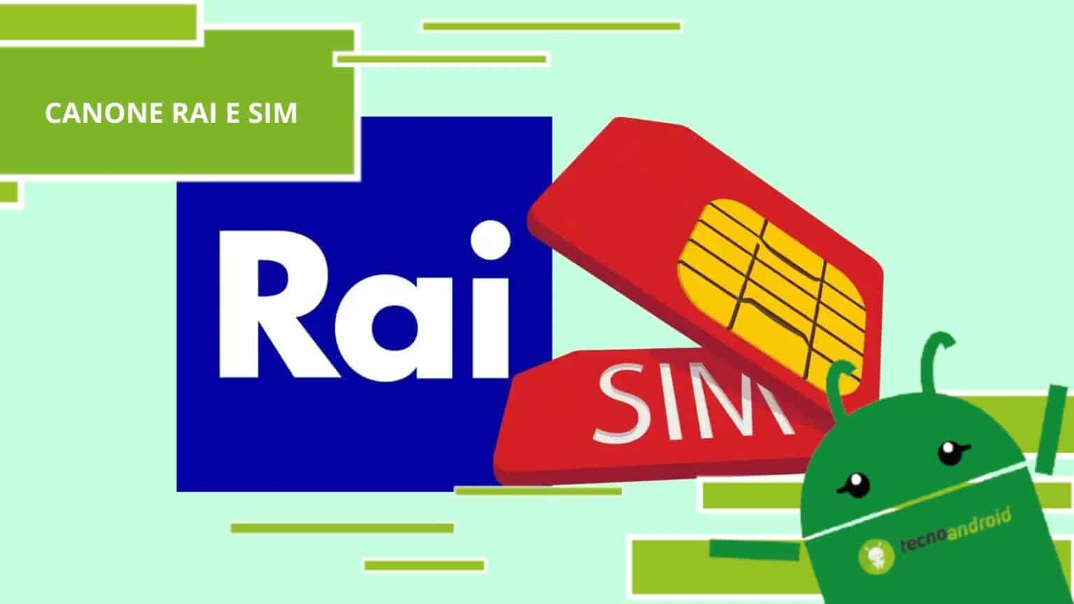 Canone Rai, perché ora viene tirata in ballo la SIM del nostro smartphone
